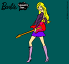 Dibujo Barbie la rockera pintado por Michiiithaaaxxx