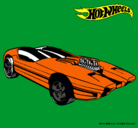 Dibujo Hot Wheels 2 pintado por tuca