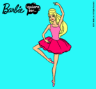Dibujo Barbie bailarina de ballet pintado por elenaa