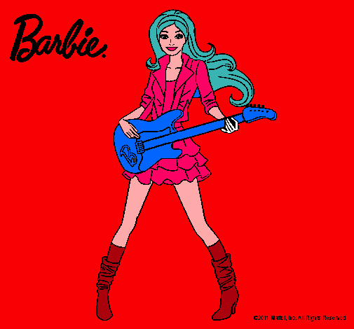 Barbie guitarrista