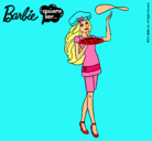 Dibujo Barbie cocinera pintado por -lilila-