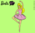 Dibujo Barbie bailarina de ballet pintado por silvita