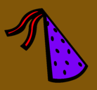 Dibujo Sombrero de cumpleaños pintado por demian787778