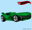 Dibujo Hot Wheels 3 pintado por pabla