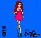 Dibujo Barbie Fashionista 3 pintado por luisita