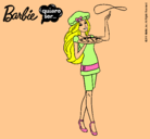 Dibujo Barbie cocinera pintado por Leah