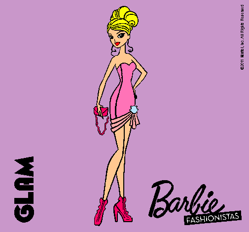 Dibujo Barbie Fashionista 5 pintado por Anitatsastre