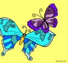 Dibujo Mariposas pintado por Bloomix