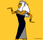Dibujo Bailarina egipcia  pintado por camiilaloca