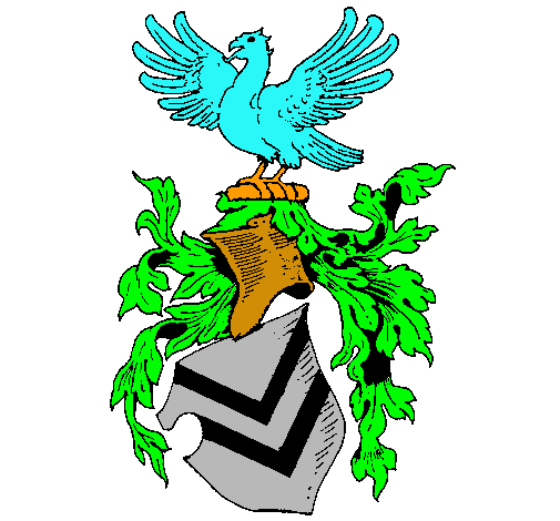 Escudo de armas y aguila 