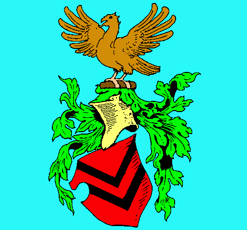 Escudo de armas y aguila 