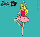 Dibujo Barbie bailarina de ballet pintado por ballet