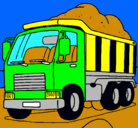 Dibujo Camión de carga pintado por Zamito