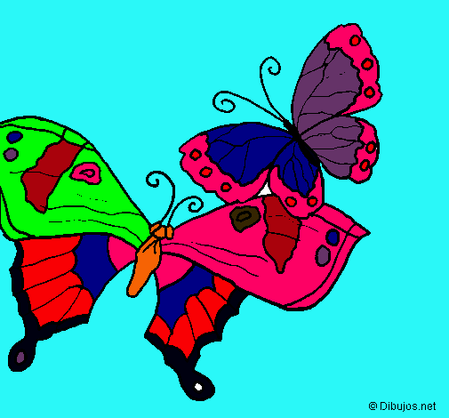 Dibujo Mariposas pintado por cheina7