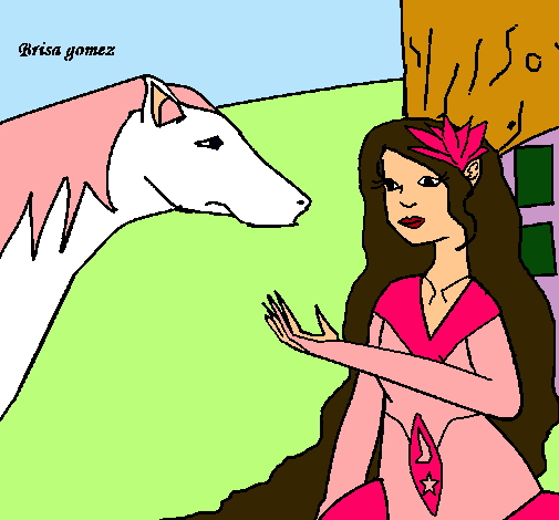 Princesa y caballo