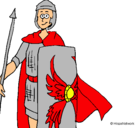 Dibujo Soldado romano II pintado por heymar