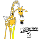 Dibujo Madagascar 2 Melman pintado por caleb   8