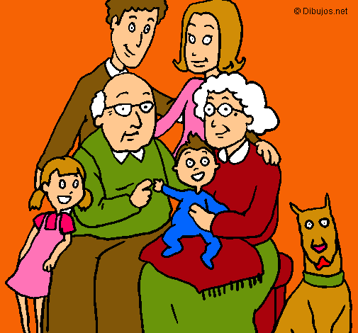 Dibujo Familia pintado por emanuelelias