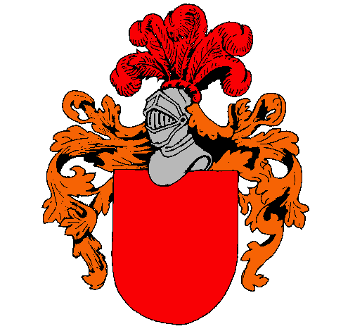 Escudo de armas y casco