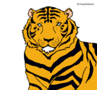 Dibujo Tigre pintado por claudia200
