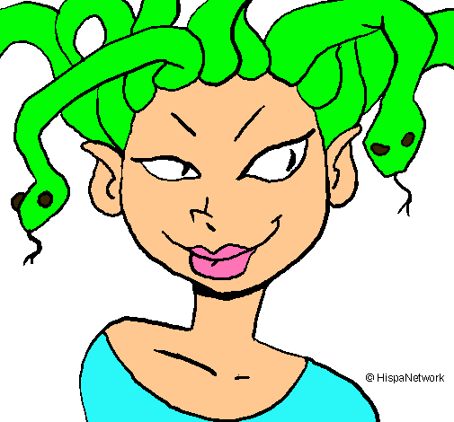 Mujer medusa