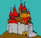 Dibujo Castillo medieval pintado por emanuelelias