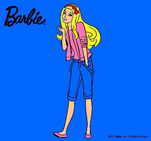 Barbie con look casual