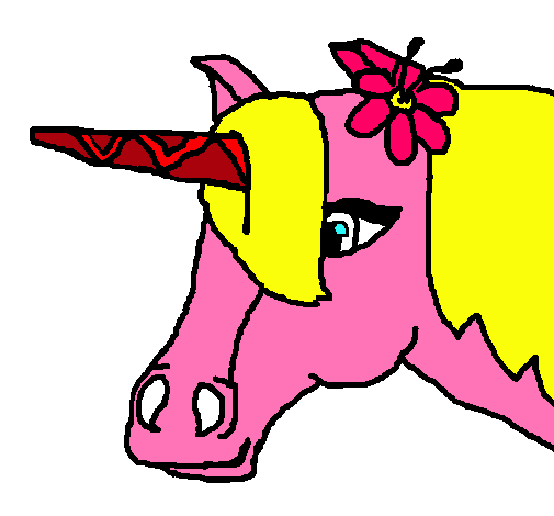 Dibujo Unicornio II pintado por MIA9