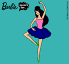 Dibujo Barbie bailarina de ballet pintado por Galy