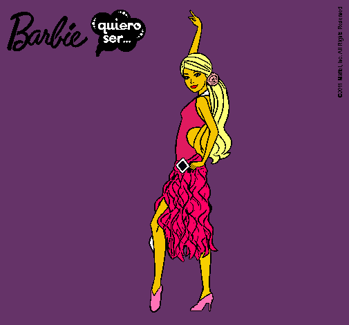 Barbie flamenca