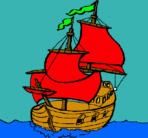 Dibujo Barco pintado por dokito