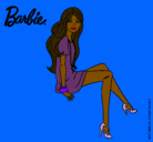 Dibujo Barbie sentada pintado por Michiiithaaaxxx
