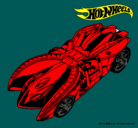 Dibujo Hot Wheels 7 pintado por tuca