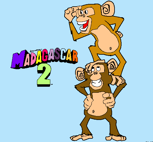 Madagascar 2 Manson y Phil