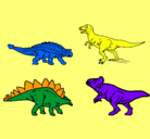 Dibujo Dinosaurios de tierra pintado por 34567890dani