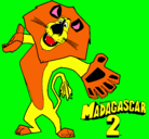 Dibujo Madagascar 2 Alex 2 pintado por gffgfdjgfjgf