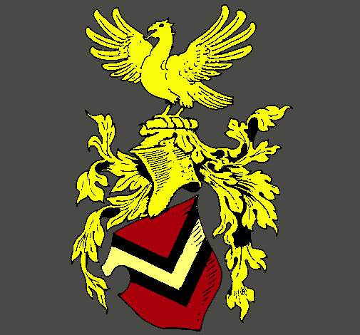 Escudo de armas y aguila 