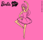 Dibujo Barbie bailarina de ballet pintado por jffaxaefybcd
