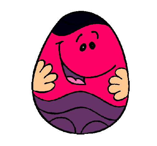 Dibujo Huevo de pascua feliz pintado por NENA06