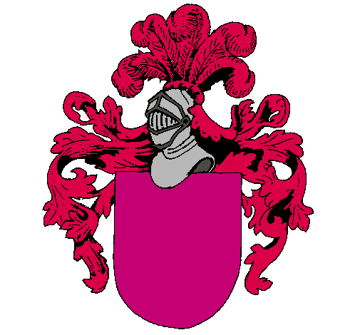 Escudo de armas y casco