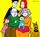 Dibujo Familia pintado por abigail_14julio