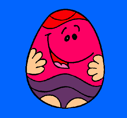 Dibujo Huevo de pascua feliz pintado por NENA06