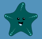 Dibujo Estrella de mar pintado por VIOOOOOOOOOO