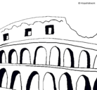 Dibujo Coliseo pintado por 2222