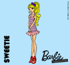 Dibujo Barbie Fashionista 6 pintado por sofi12