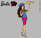 Dibujo Barbie cocinera pintado por CHUQUI