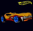 Dibujo Hot Wheels 3 pintado por supercanalla