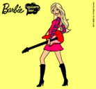 Dibujo Barbie la rockera pintado por Lilith