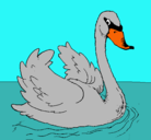 Dibujo Cisne en el agua pintado por NANIIIIIIIII