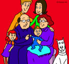 Dibujo Familia pintado por marijo1